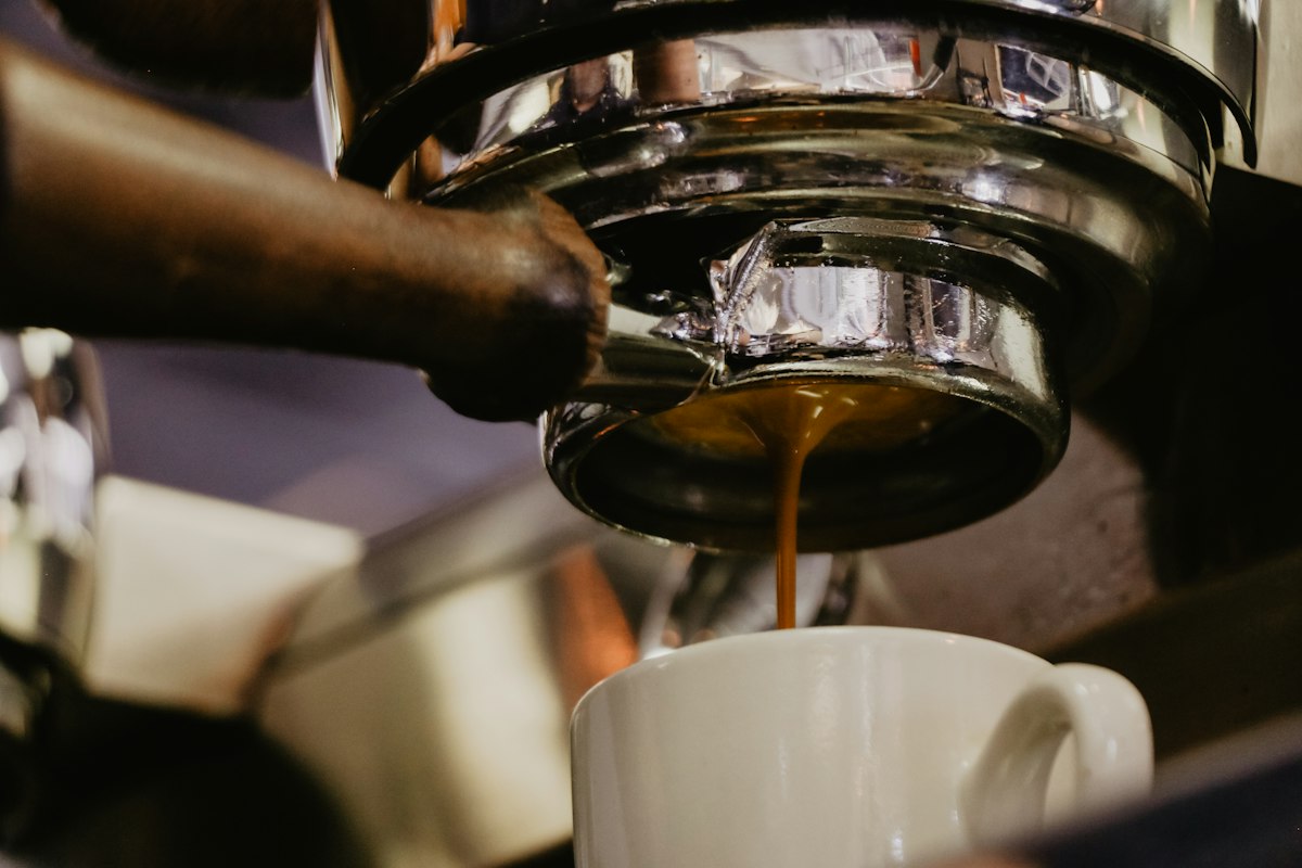 Brazilian Santos coffee beans